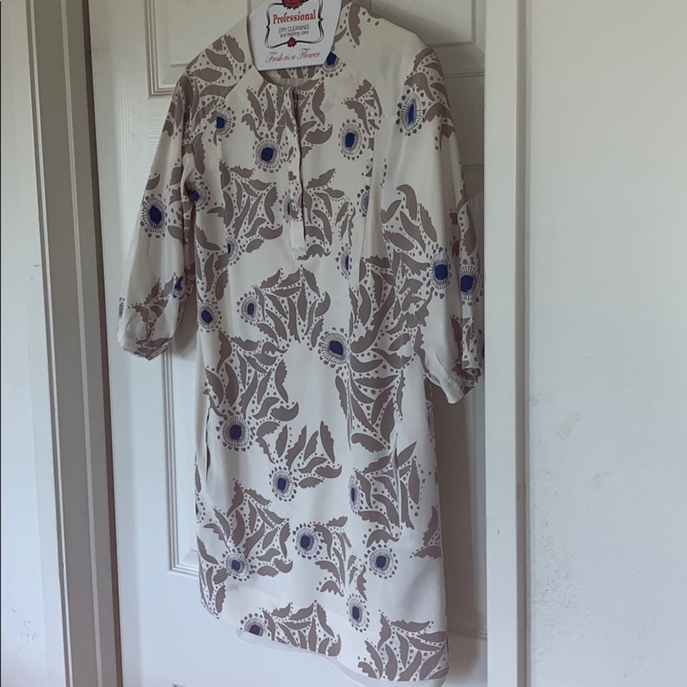 DVF Julieta Printed Shirtdress | 100% SILK - Picture 5 of 8